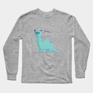 Long neck dog-osaurs Long Sleeve T-Shirt